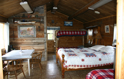 First Chance Cabin Interior