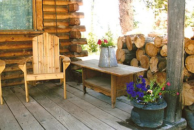 Rustic Cabin Porch